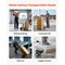 Aluminum Hand Truck Dolly 500lb Capacity 10in Wheels Heavy Duty Silver